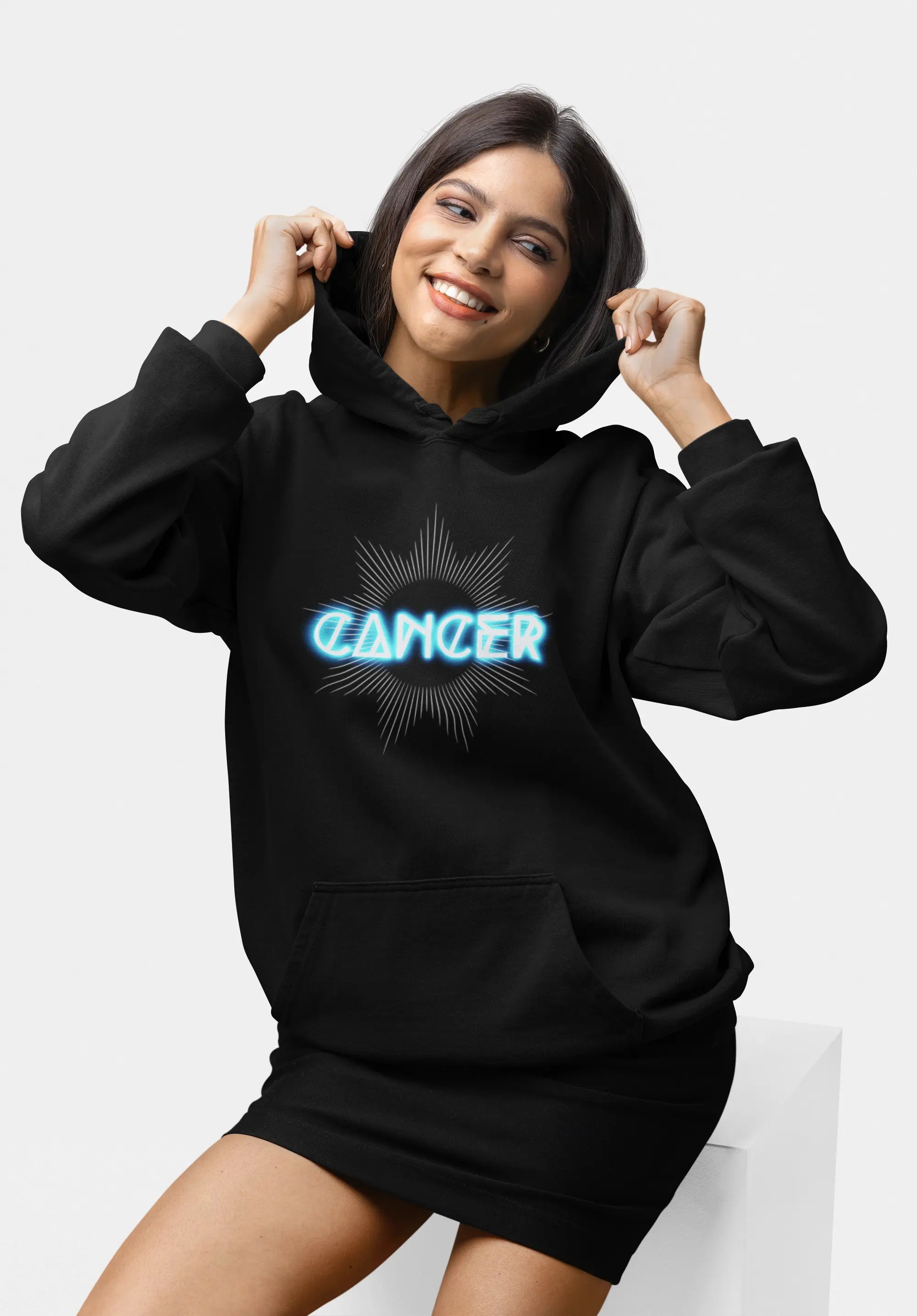 Cancer-Moon Zodiac Graphic Hoodie - Ether2Earth