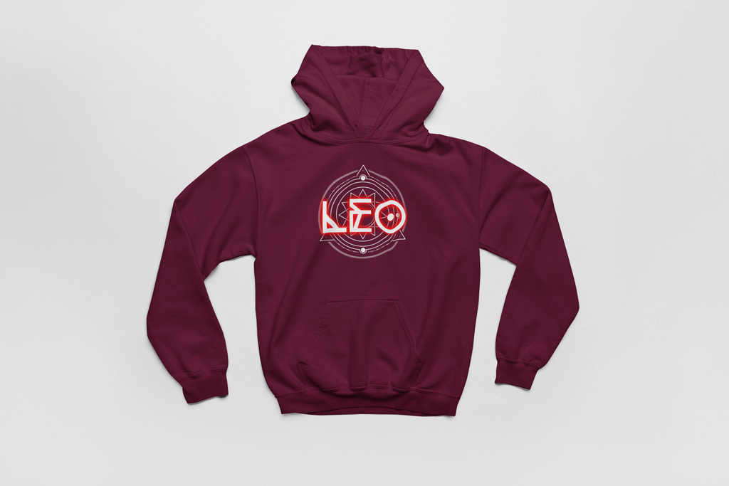 Leo-Sun Zodiac Graphic Hoodie