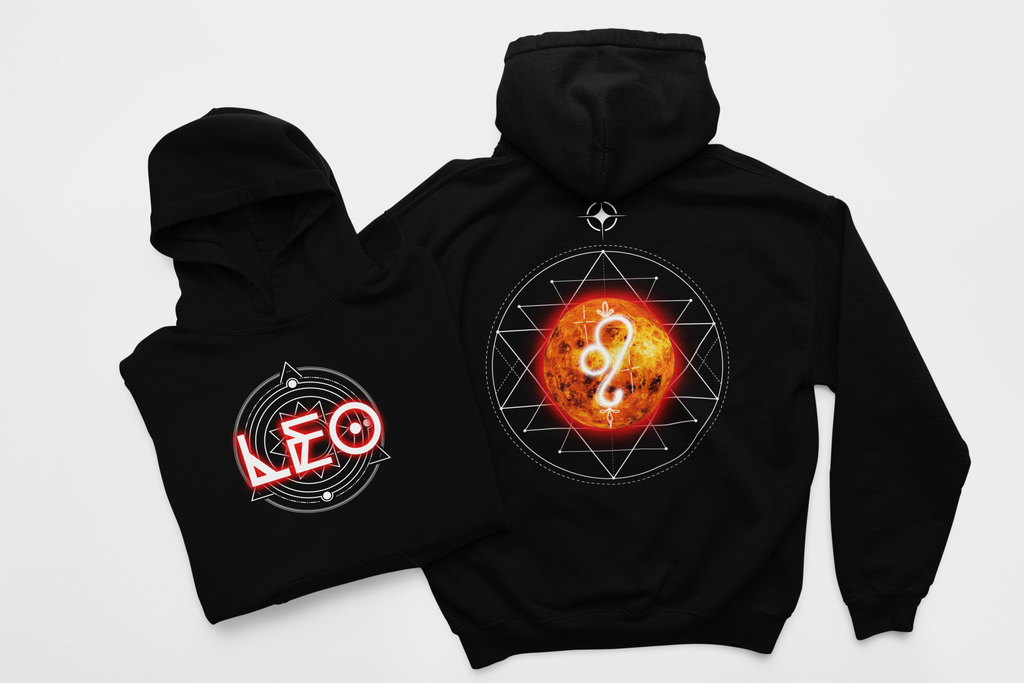 Leo-Sun Zodiac Graphic Hoodie