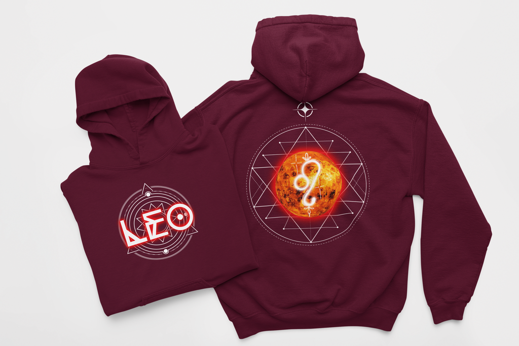 Leo-Sun Zodiac Graphic Hoodie