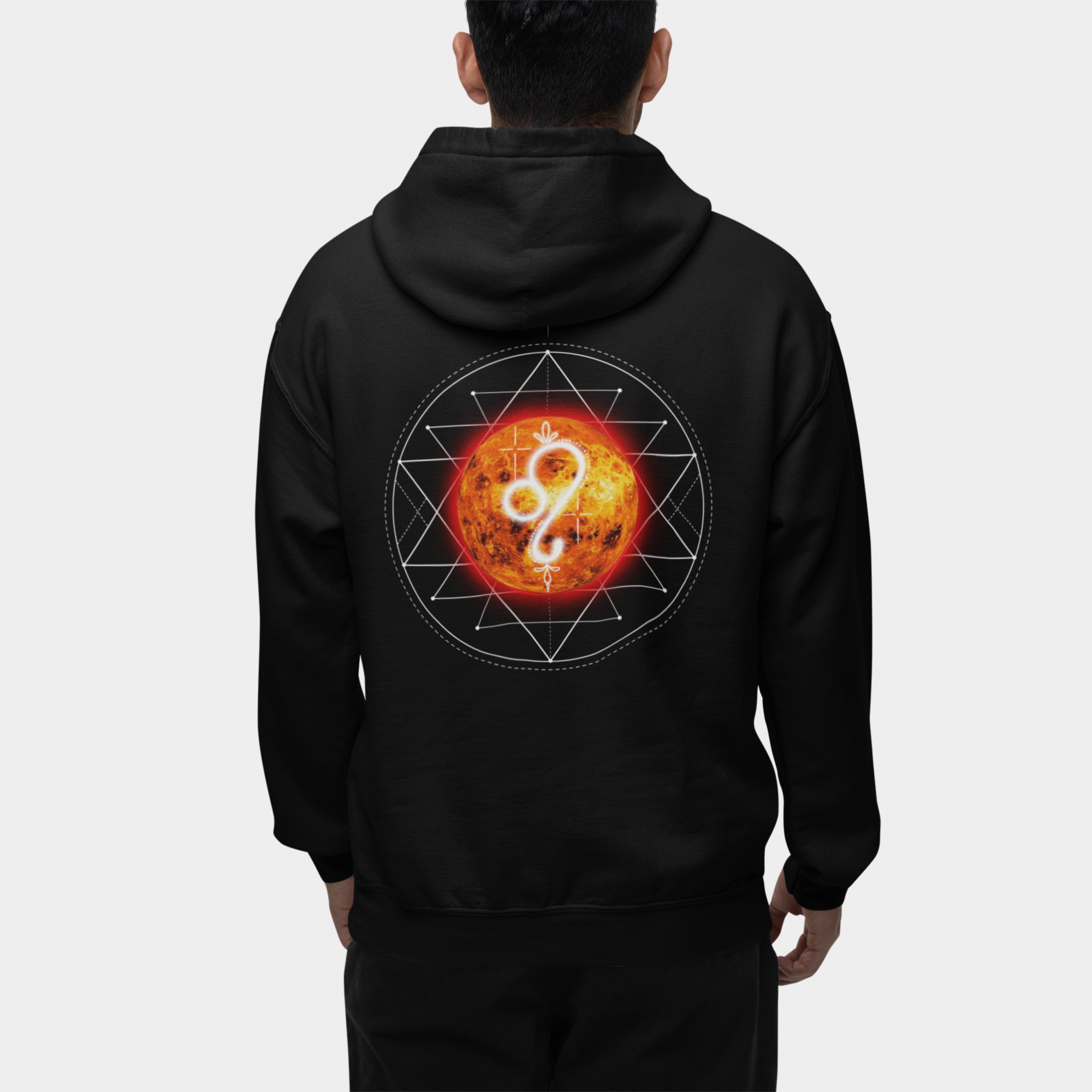 Leo-Sun Zodiac Graphic Hoodie