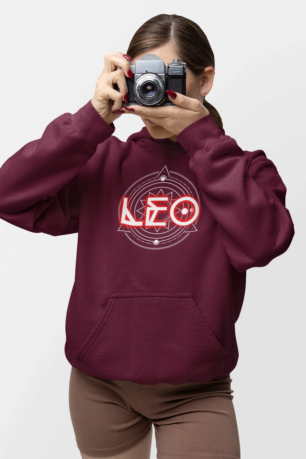 Leo-Sun Zodiac Graphic Hoodie