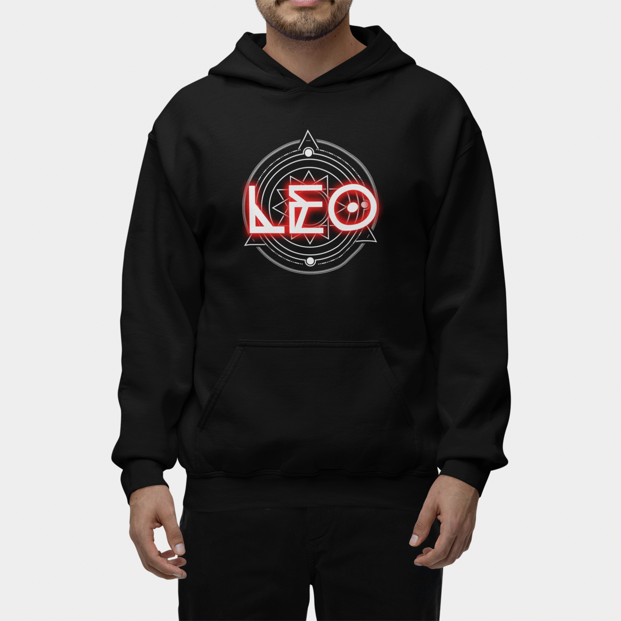 Leo-Sun Zodiac Graphic Hoodie
