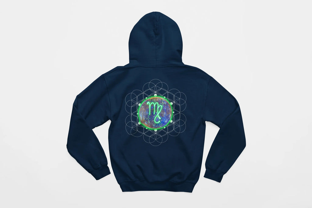 Virgo-Mercury Zodiac Graphic Hoodie - Ether2Earth