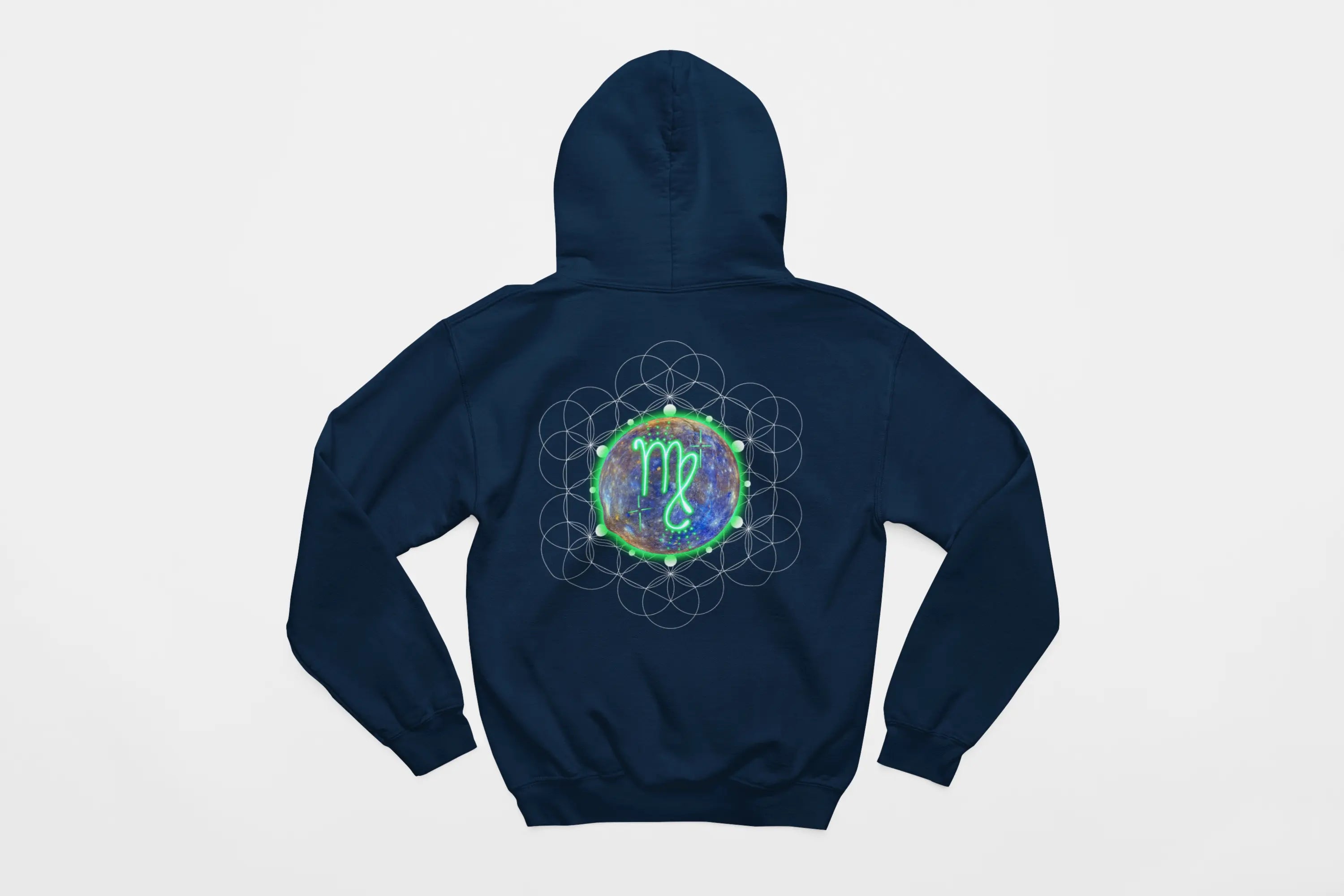 Virgo-Mercury Zodiac Graphic Hoodie - Ether2Earth