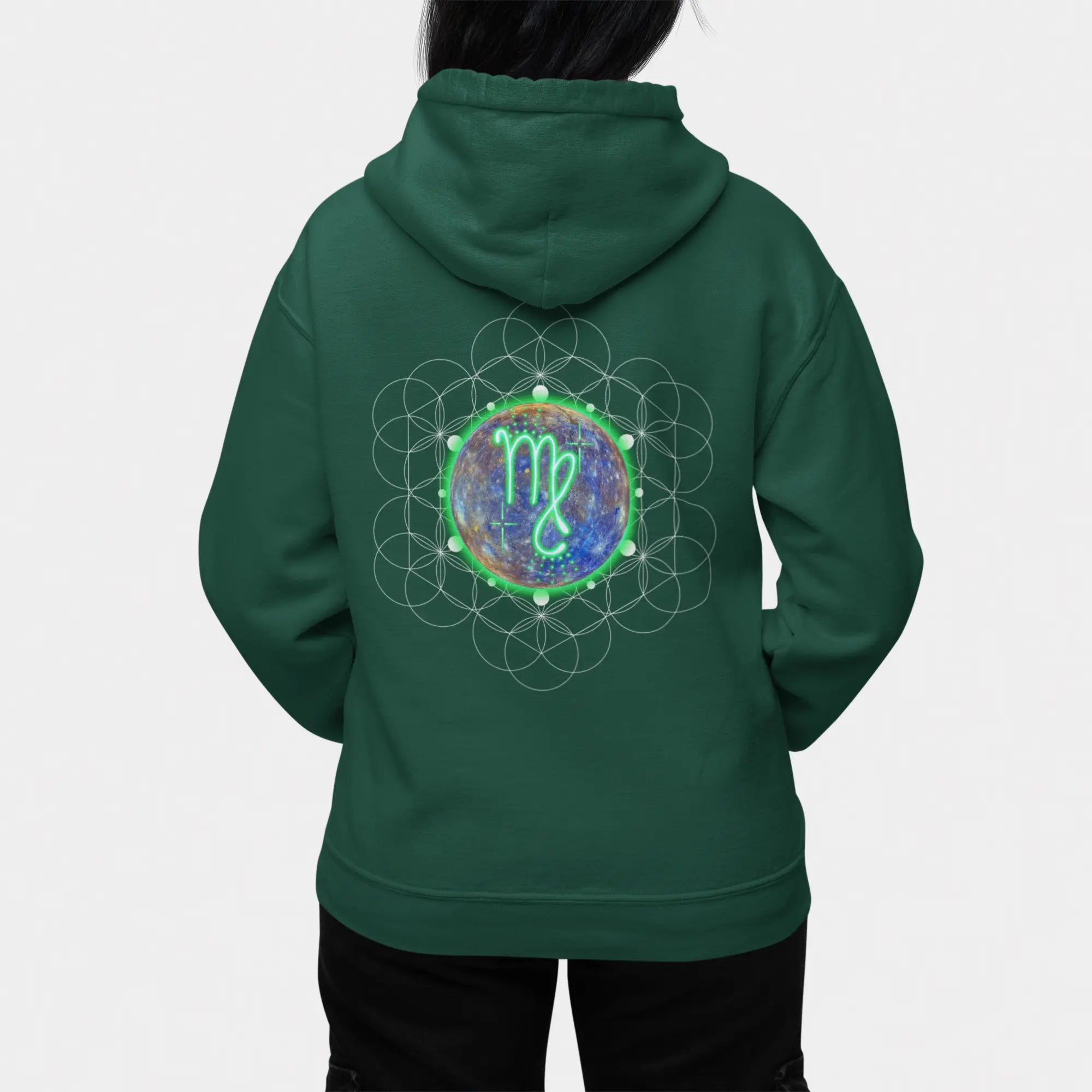Virgo-Mercury Zodiac Graphic Hoodie - Ether2Earth