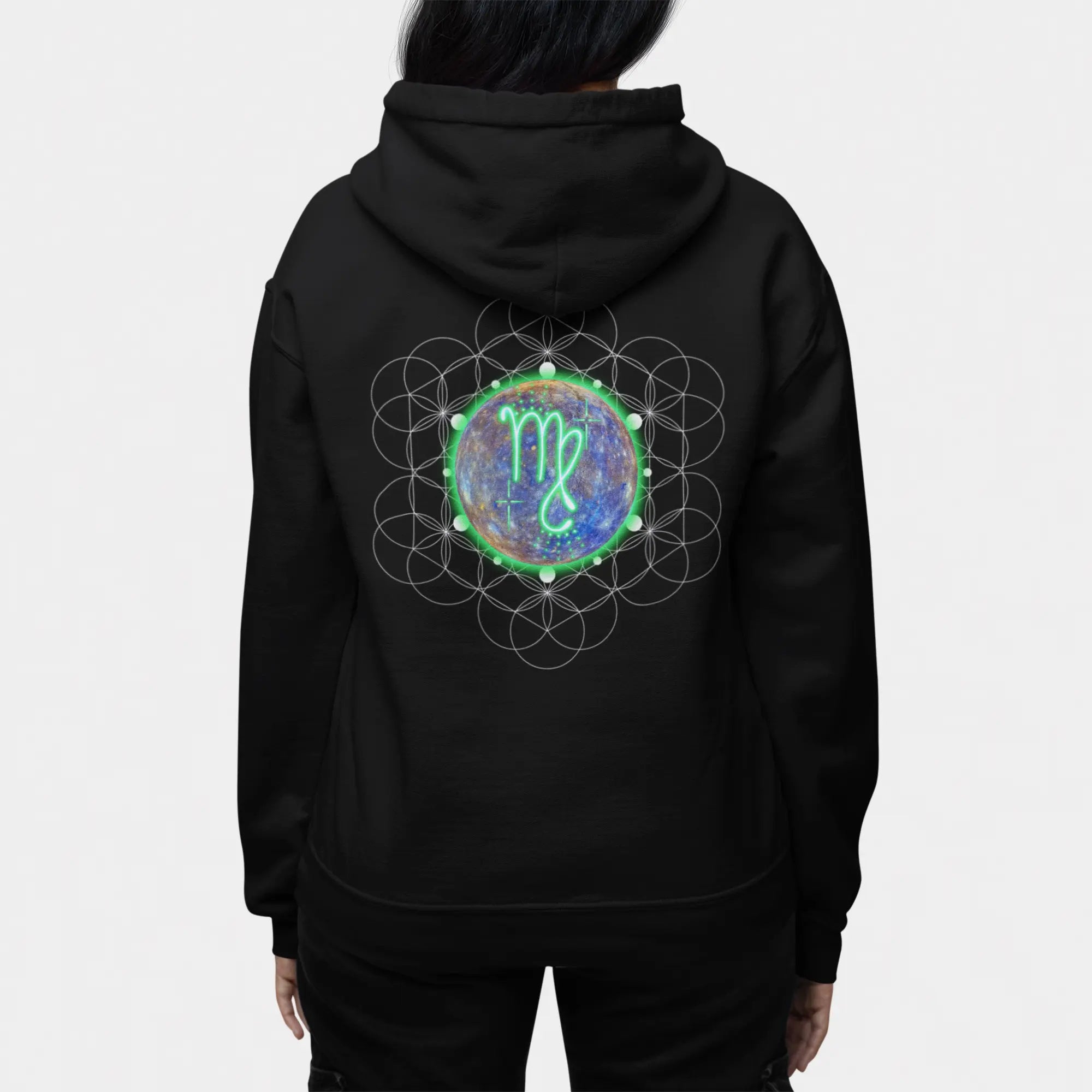 Virgo-Mercury Zodiac Graphic Hoodie - Ether2Earth