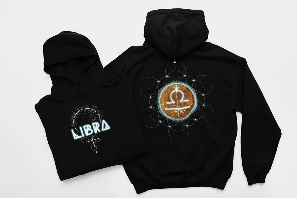 Libra-Venus Zodiac Graphic Hoodie