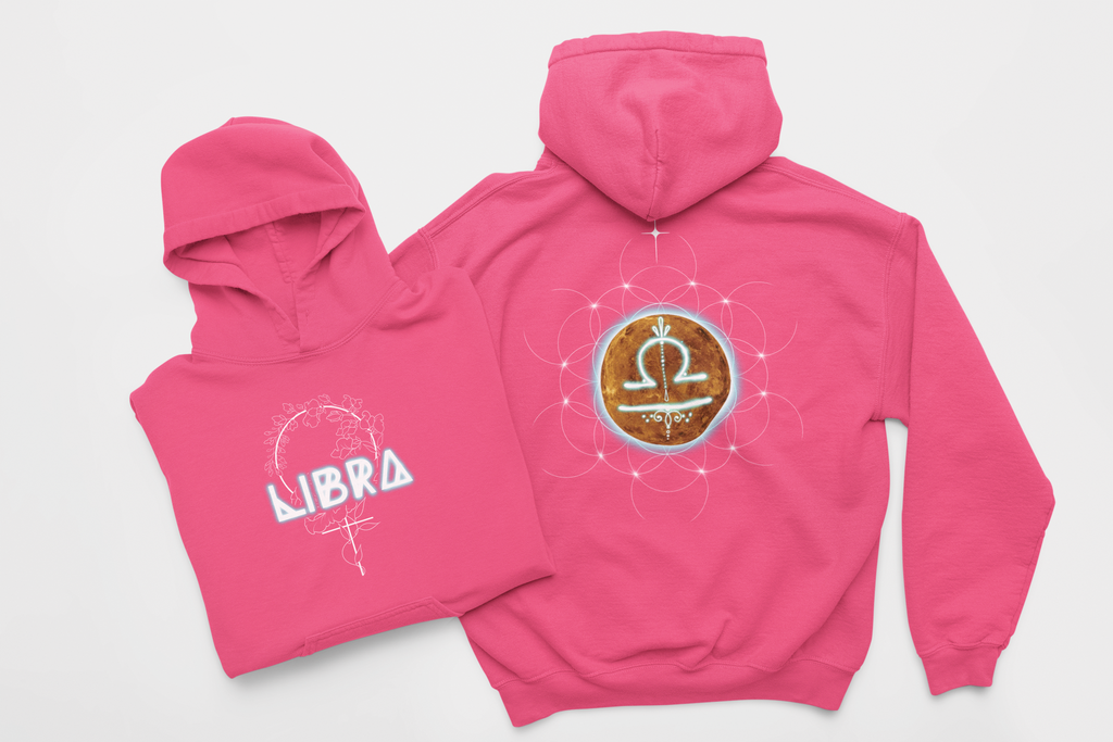 Libra-Venus Zodiac Graphic Hoodie