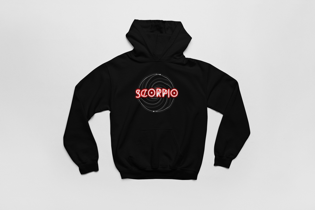 Scorpio-Pluto Zodiac Graphic Hoodie