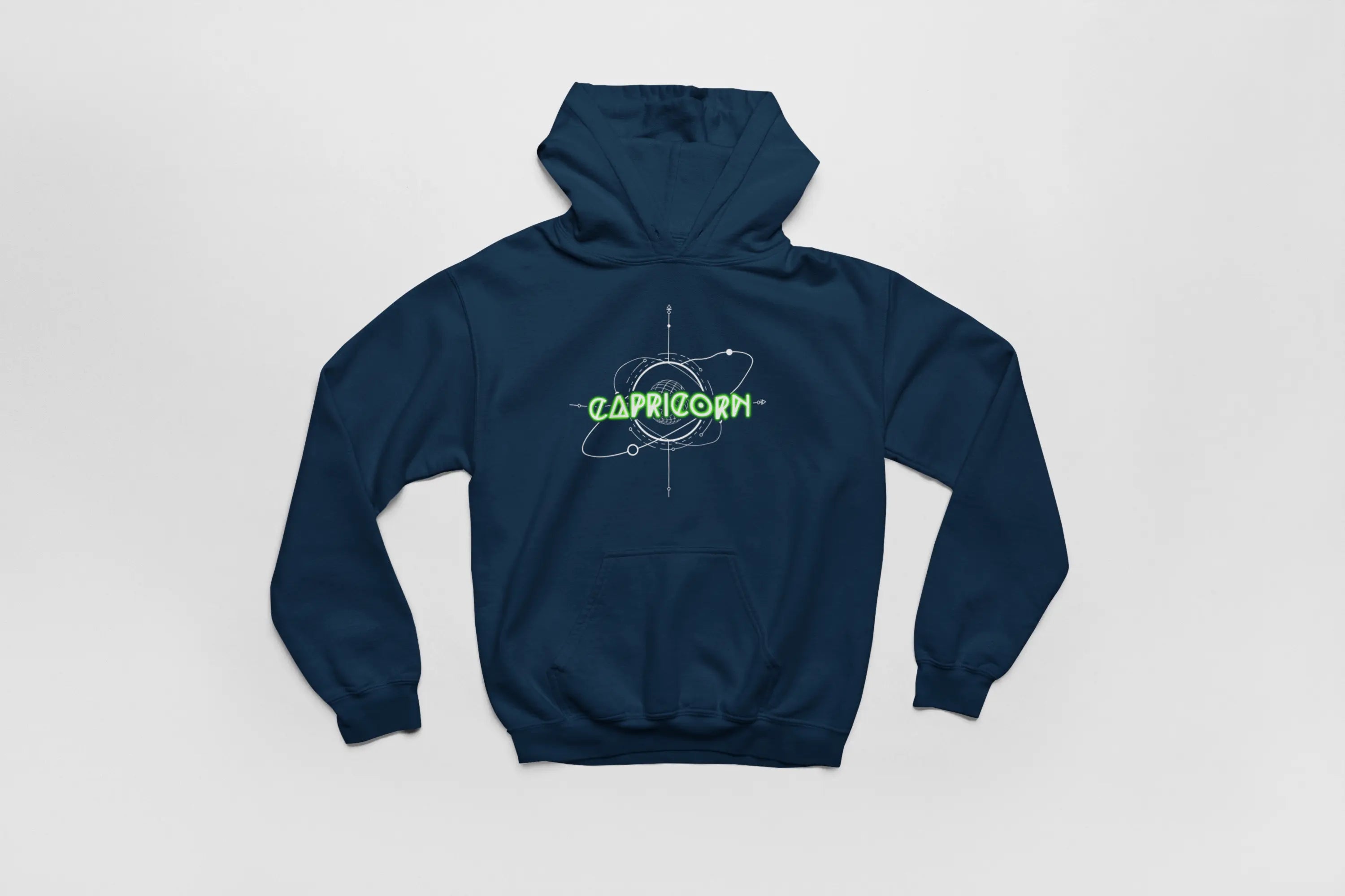 Capricorn-Saturn Zodiac Graphic Hoodie - Ether2Earth
