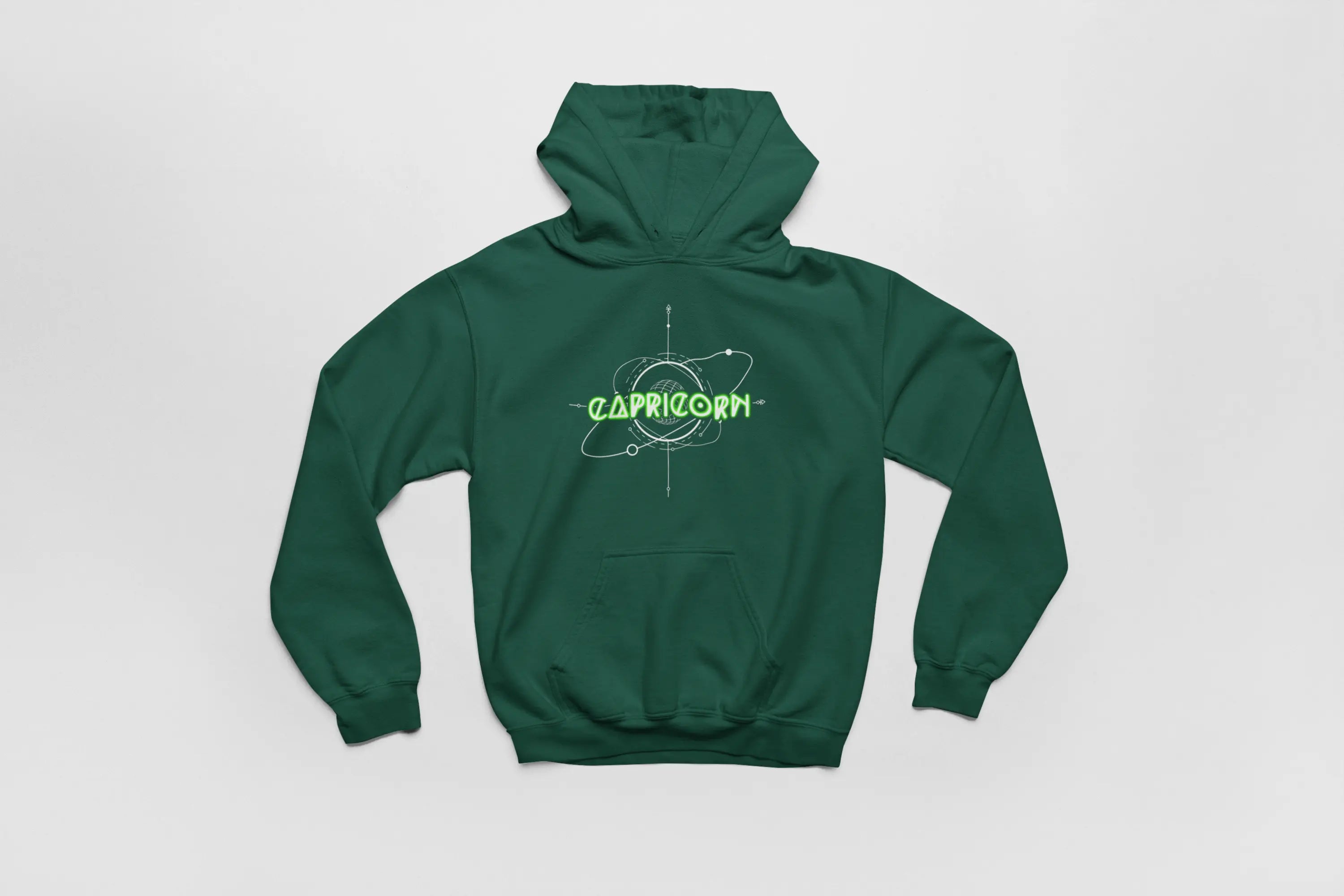 Capricorn-Saturn Zodiac Graphic Hoodie - Ether2Earth