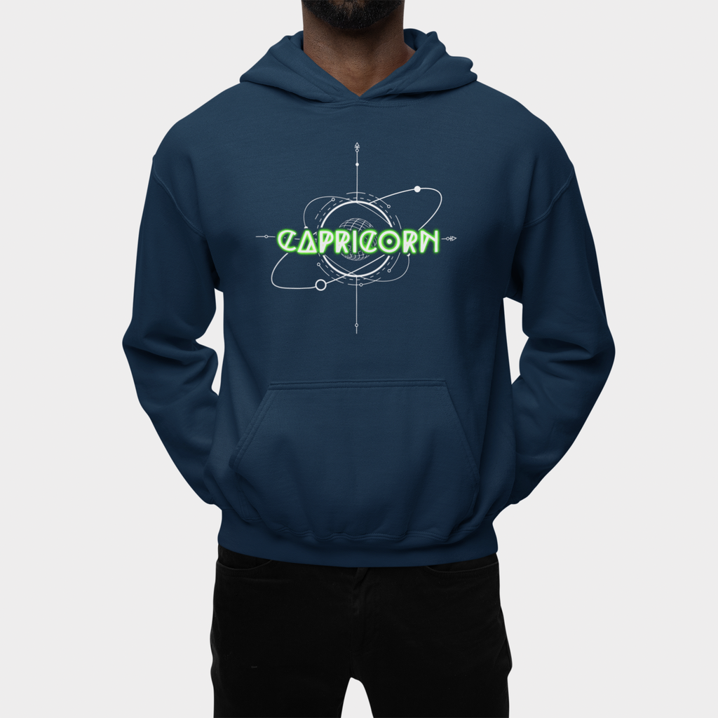 Capricorn-Saturn Zodiac Graphic Hoodie