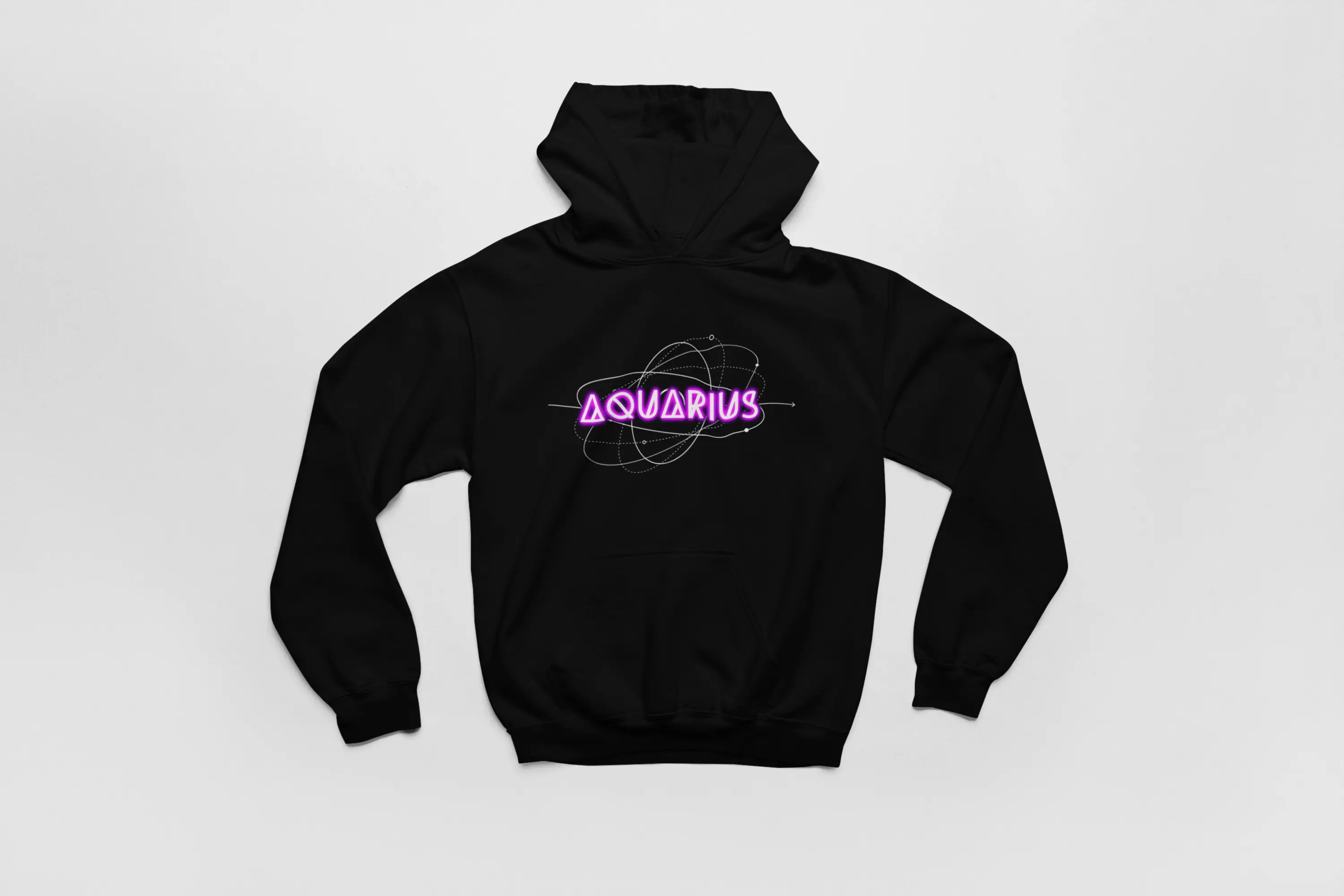 Aquarius-Uranus Zodiac Graphic Hoodie - Ether2Earth