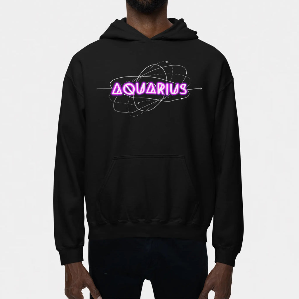 Aquarius-Uranus Zodiac Graphic Hoodie - Ether2Earth