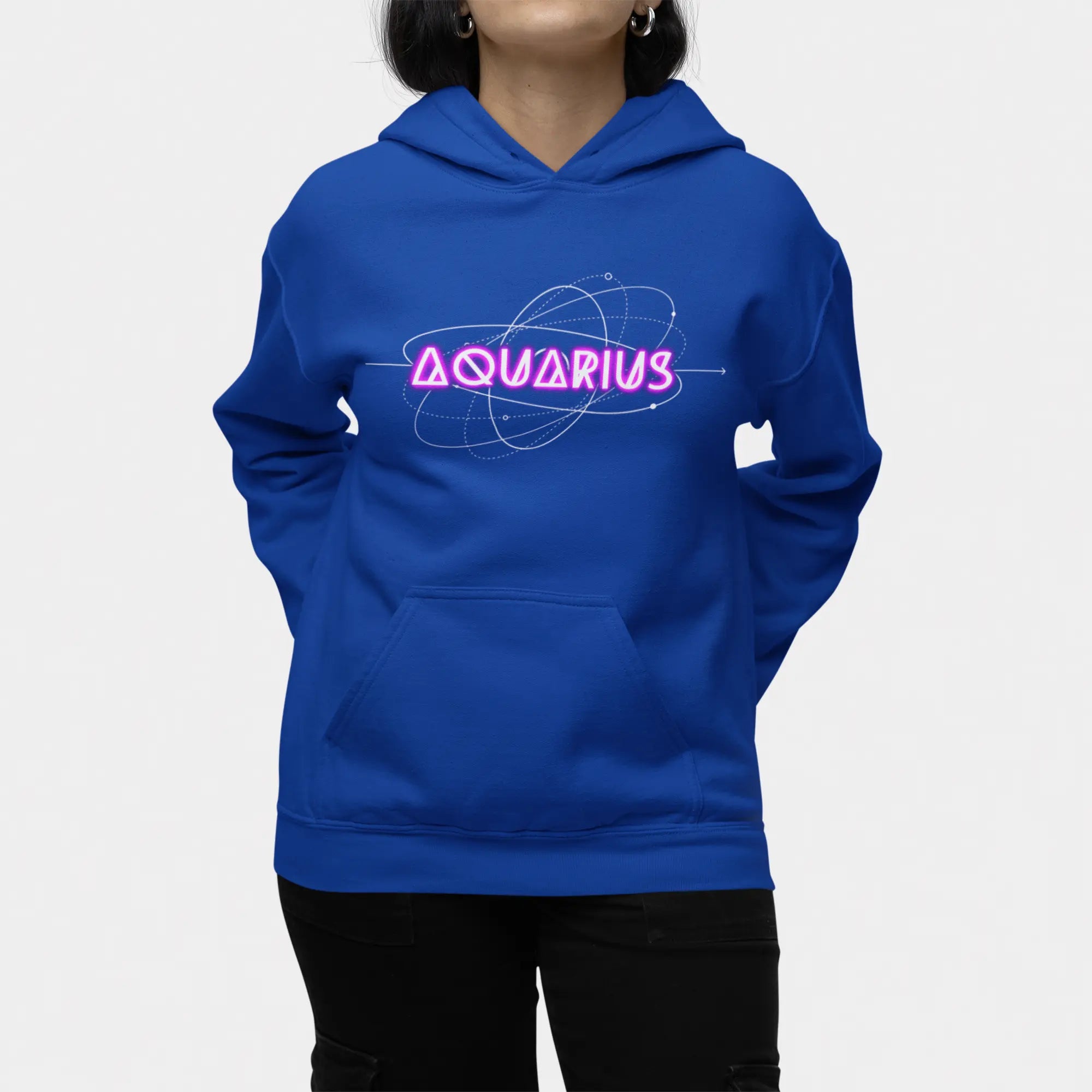 Aquarius-Uranus Zodiac Graphic Hoodie - Ether2Earth