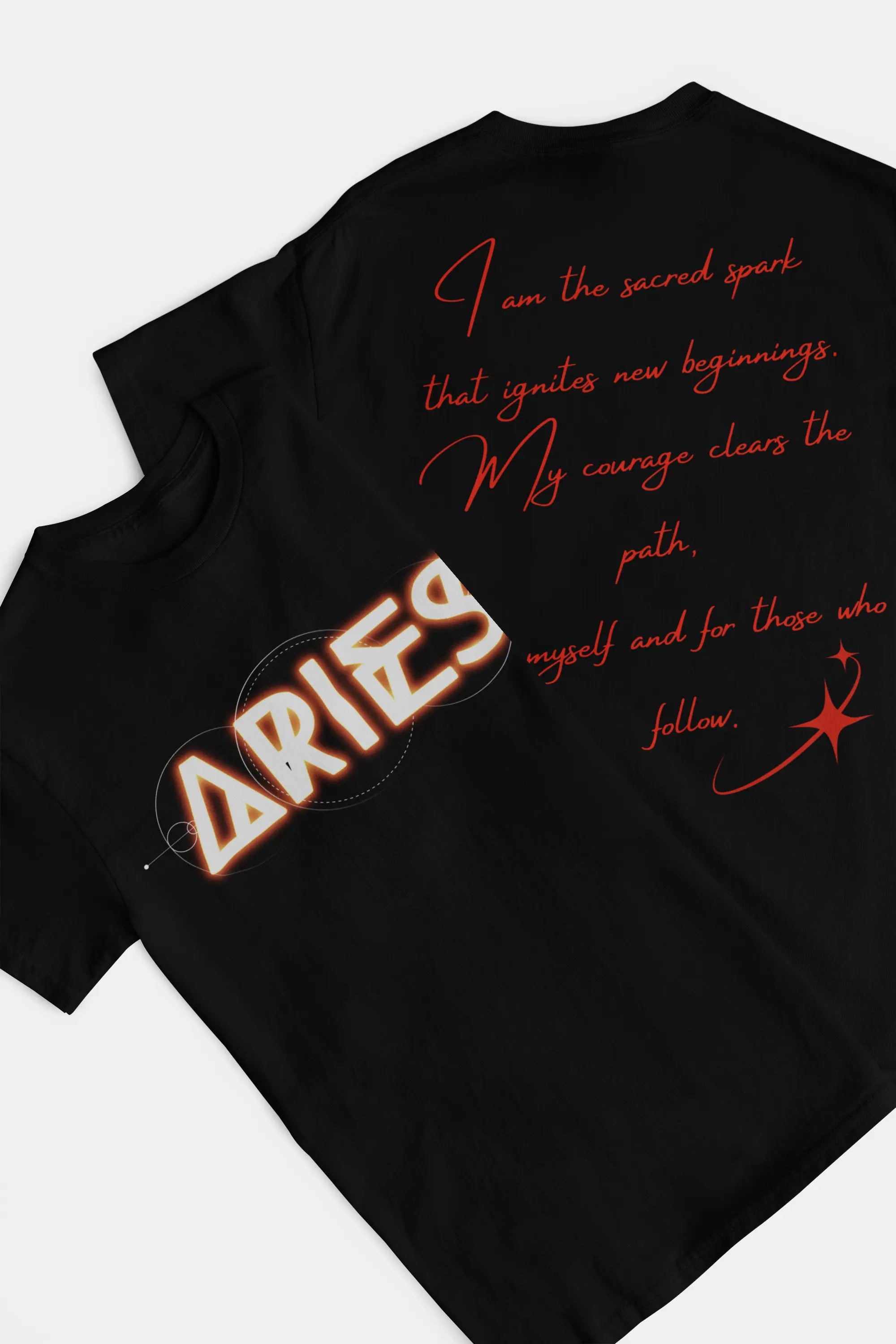 Aries Affirmation Graphic TShirt - Ether2Earth