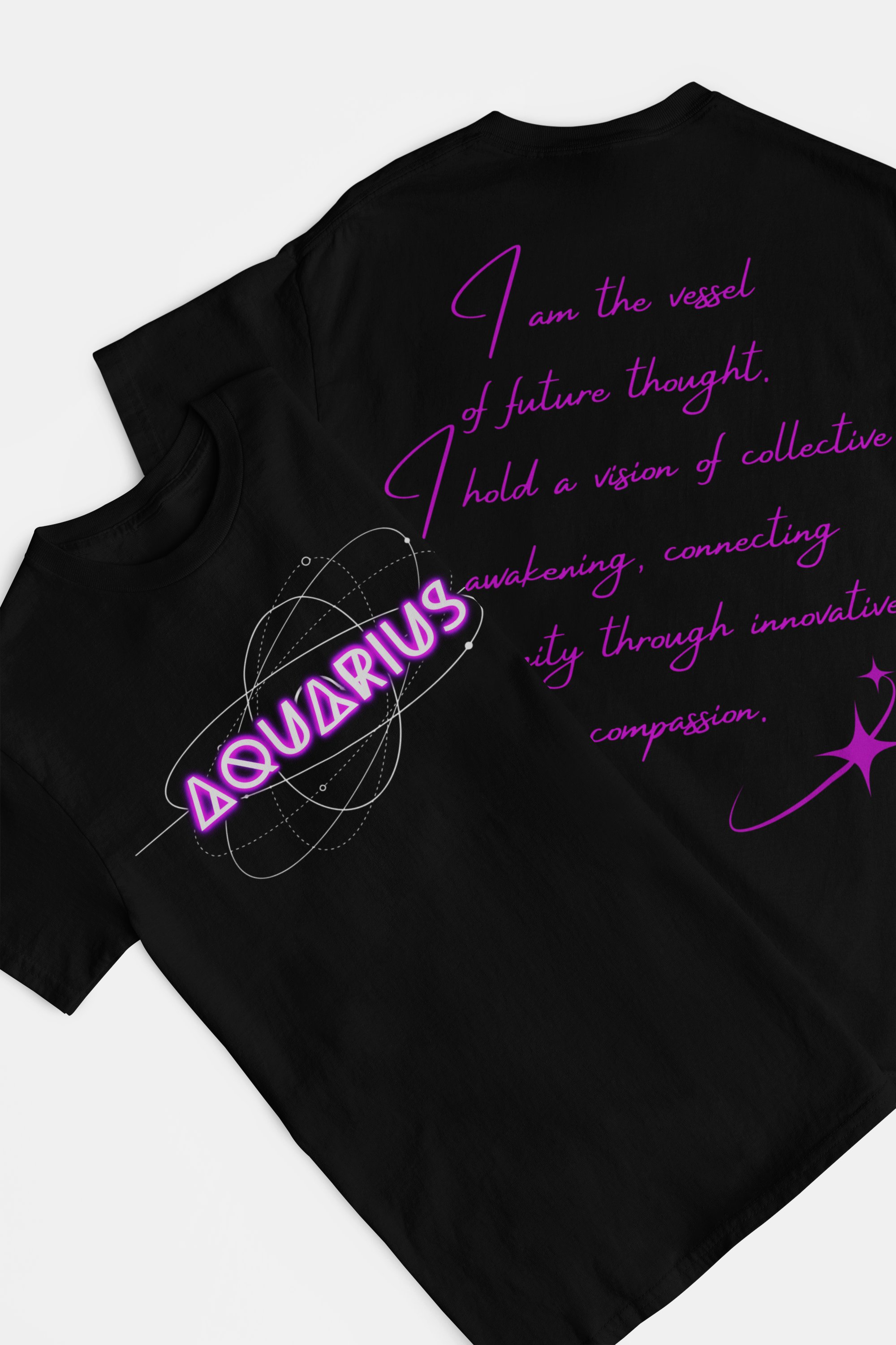 Aquarius Affirmations Graphic TShirt