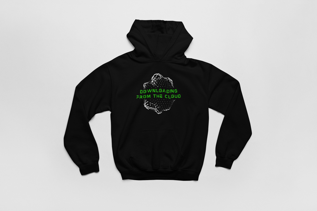 Downloading From The Cloud Graphic Hoodie