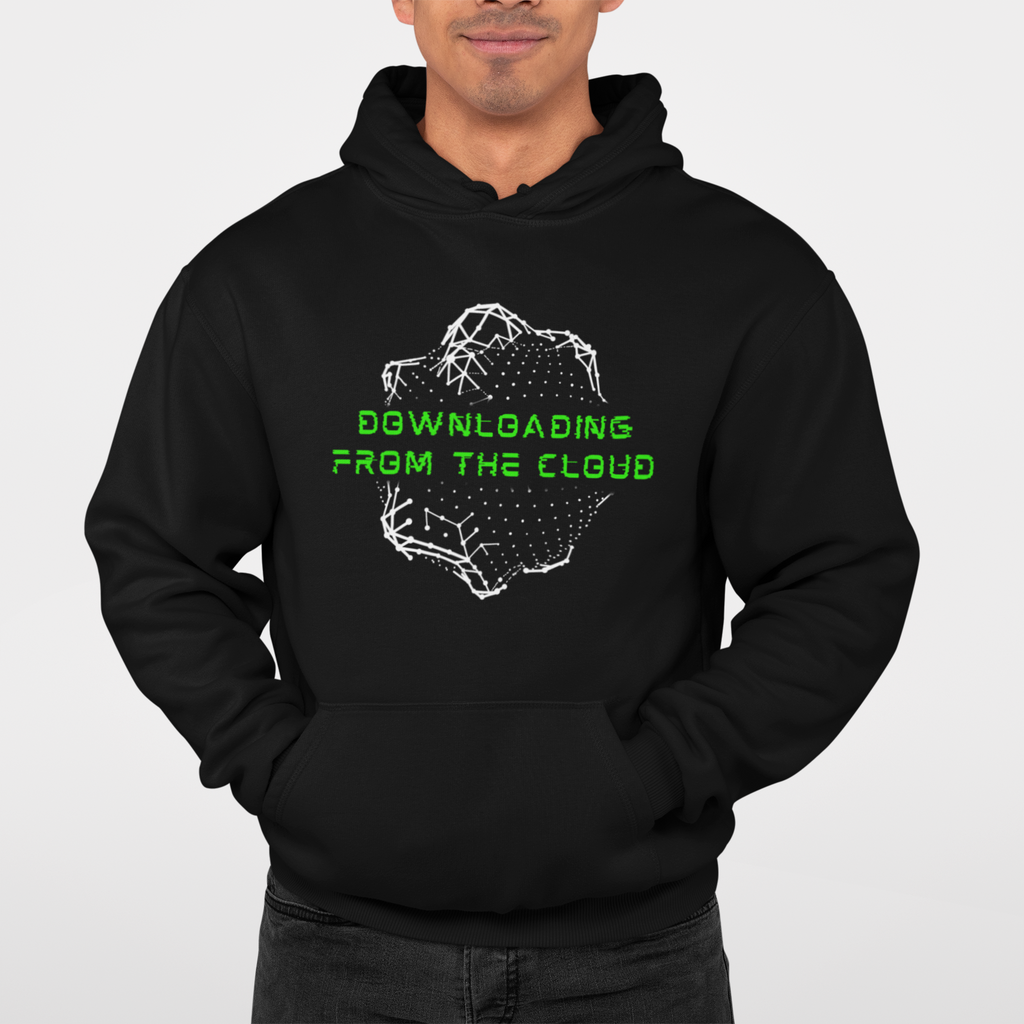 Downloading From The Cloud Graphic Hoodie