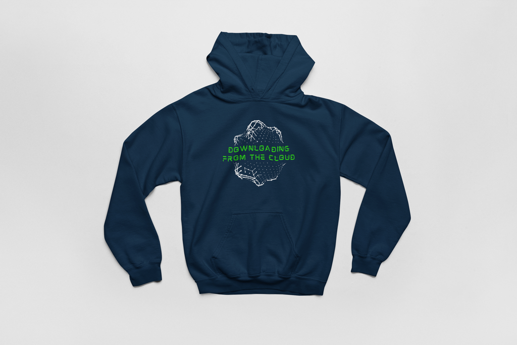 Downloading From The Cloud Graphic Hoodie