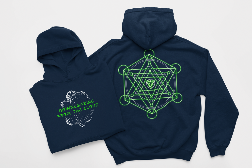 Downloading From The Cloud Graphic Hoodie