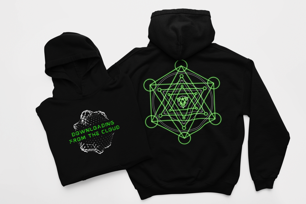 Downloading From The Cloud Graphic Hoodie