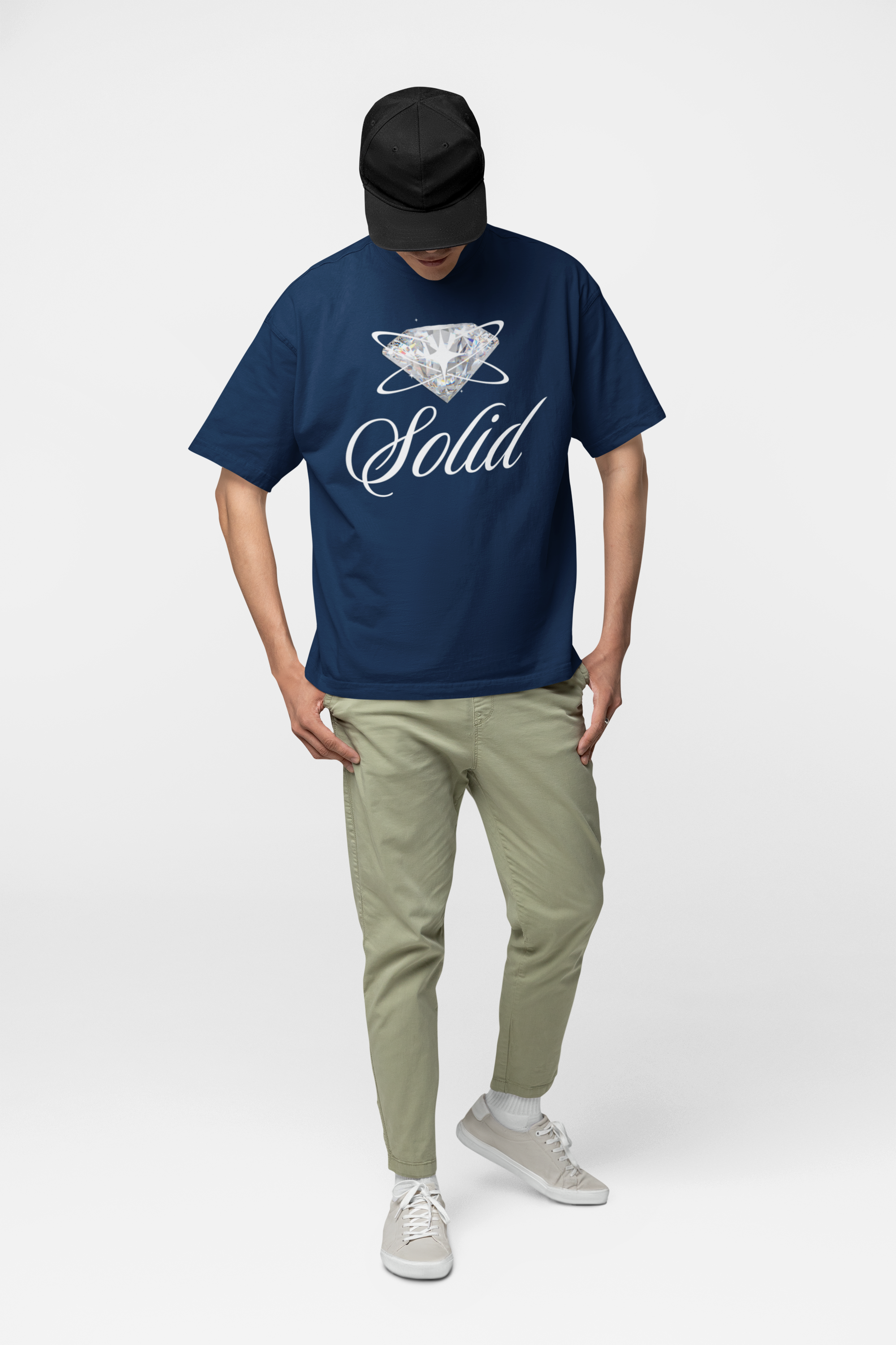 Solid Graphic T-Shirt