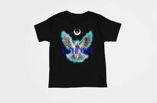 Alchemist Dove Graphic Tee — Mystic Moonlight Spiritual T-Shirt - Ether2Earth