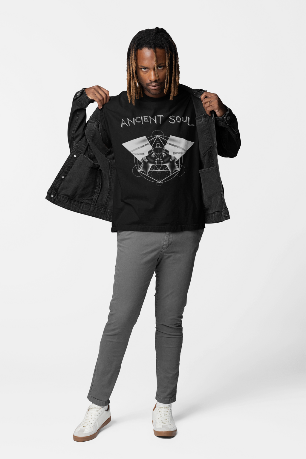 Ancient Soul Nefertiti Sacred Geometry T-Shirt