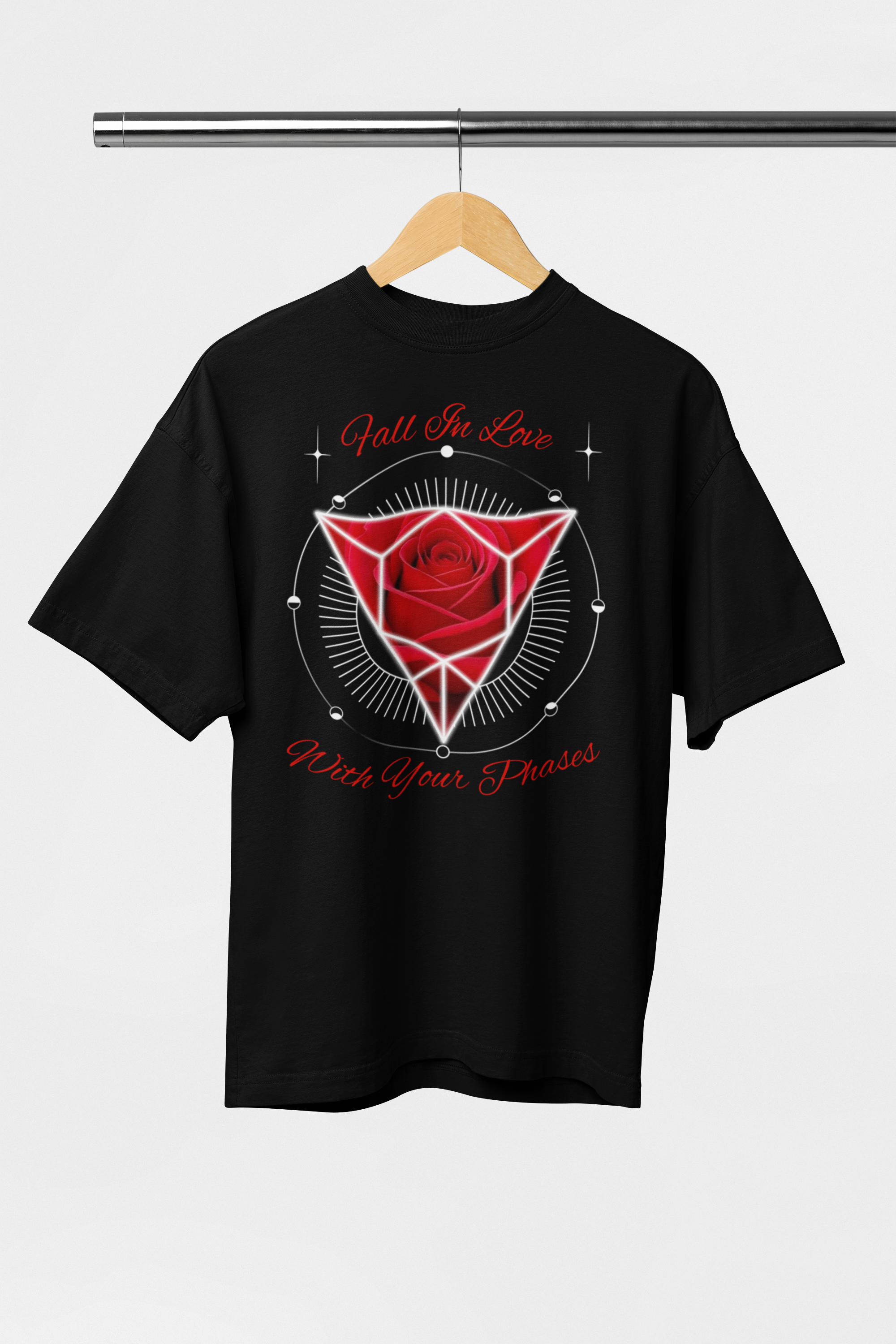 Fall In Love With Your Phases Graphic T-Shirt
