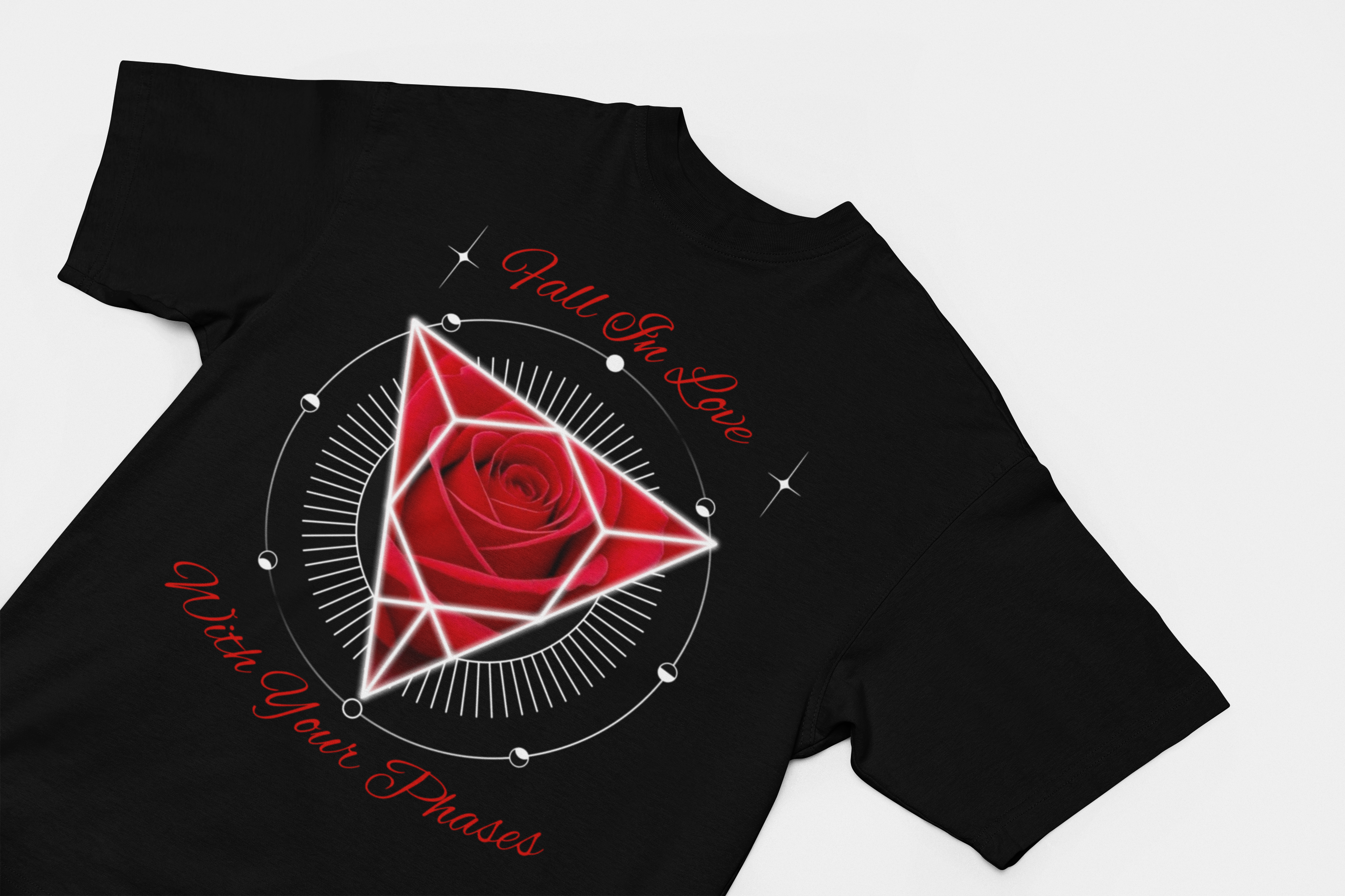Fall In Love With Your Phases Graphic T-Shirt