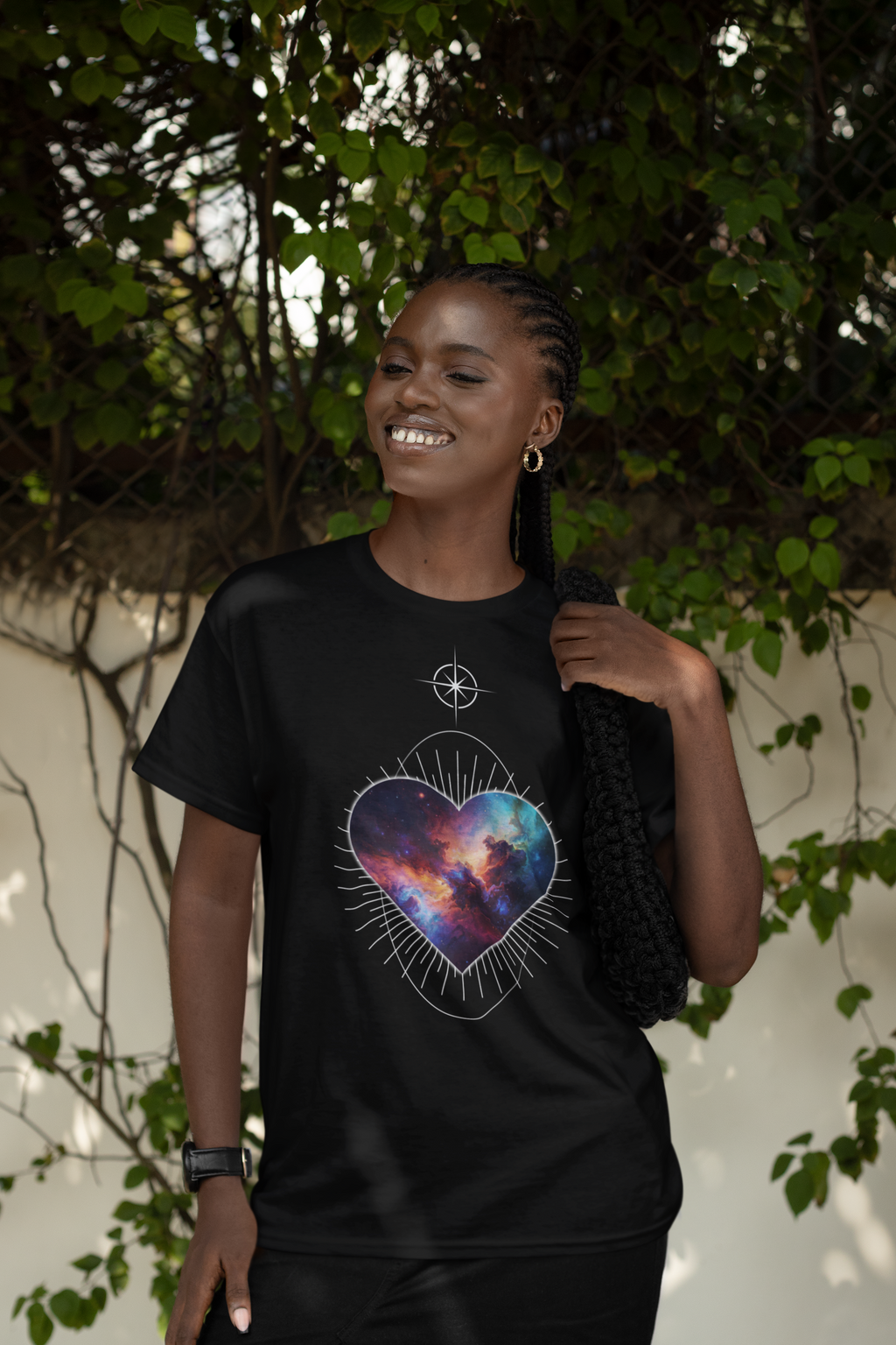 Celestial Heart Graphic T-Shirt
