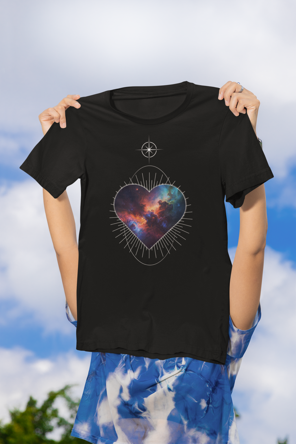 Celestial Heart Graphic T-Shirt