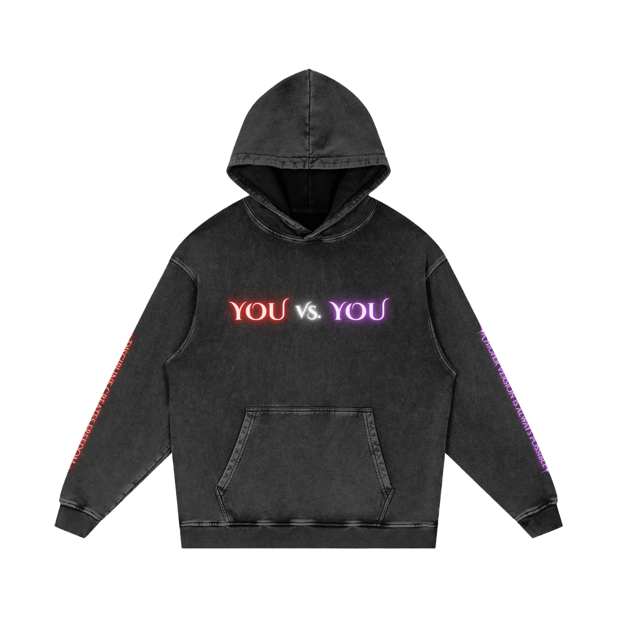 You vs. You Self-Mastery Heavyweight Washed Hoodie