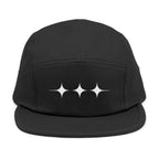 Cosmic Spirit Embroidered 5-Panel Cap — Spirit, Matter & Consciousness