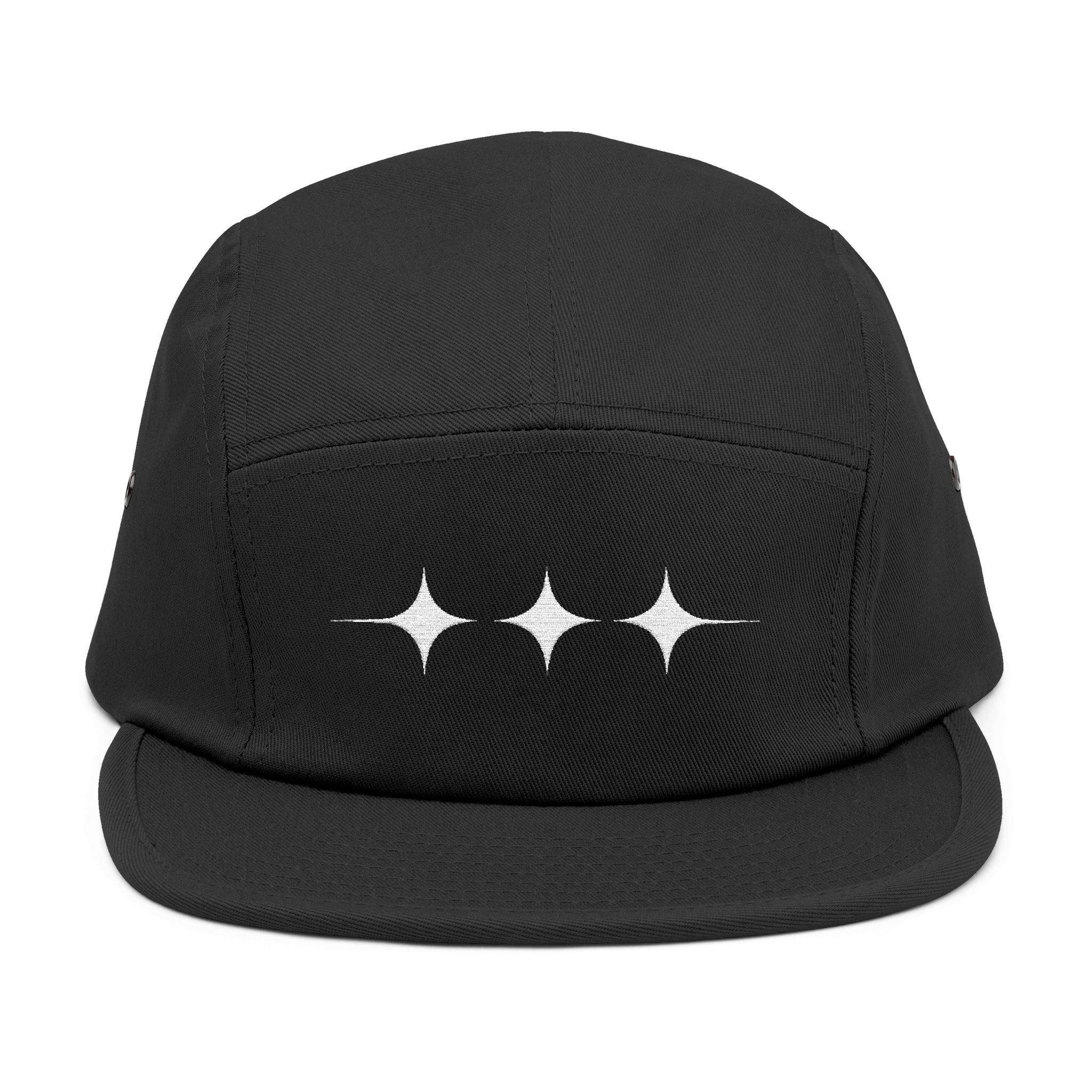 Cosmic Spirit Embroidered 5-Panel Cap — Spirit, Matter & Consciousness