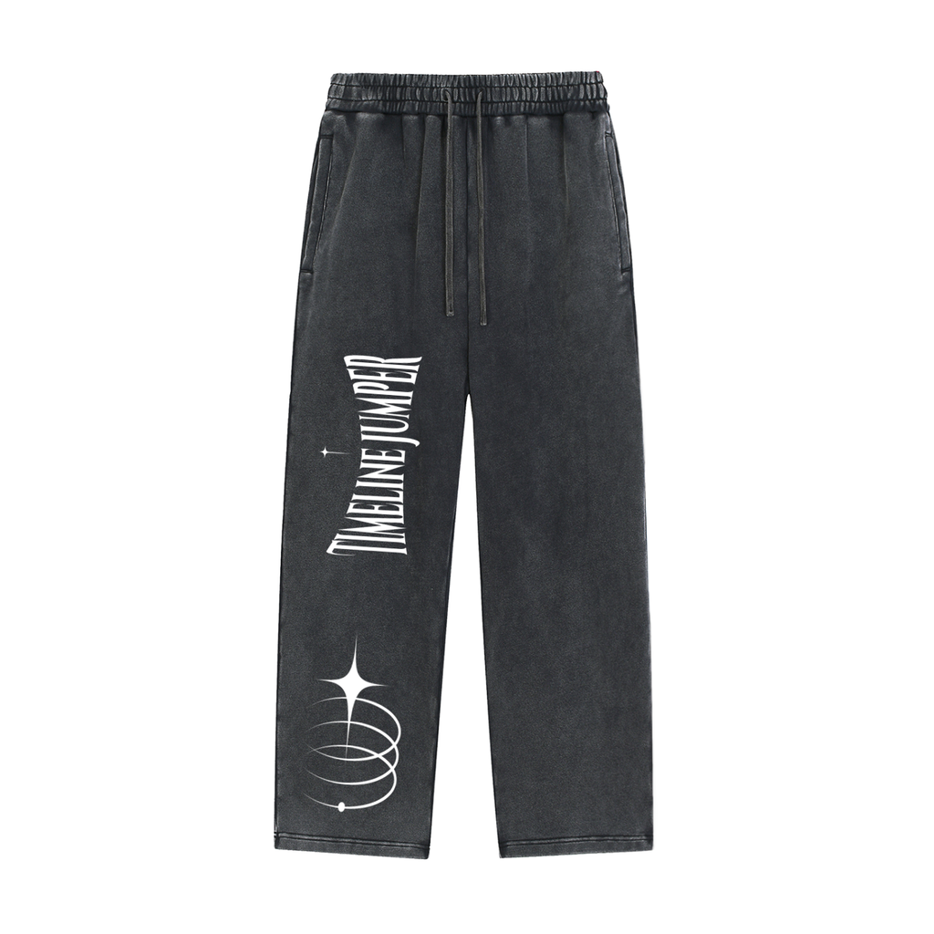Timeline Jumper — Snow Wash Heavyweight Sweatpants Black