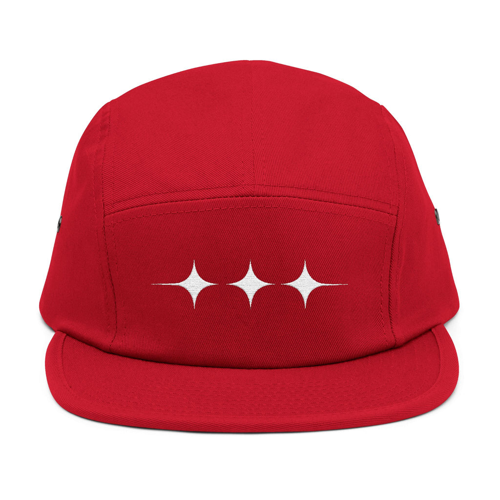 Cosmic Spirit Embroidered 5-Panel Cap — Spirit, Matter & Consciousness
