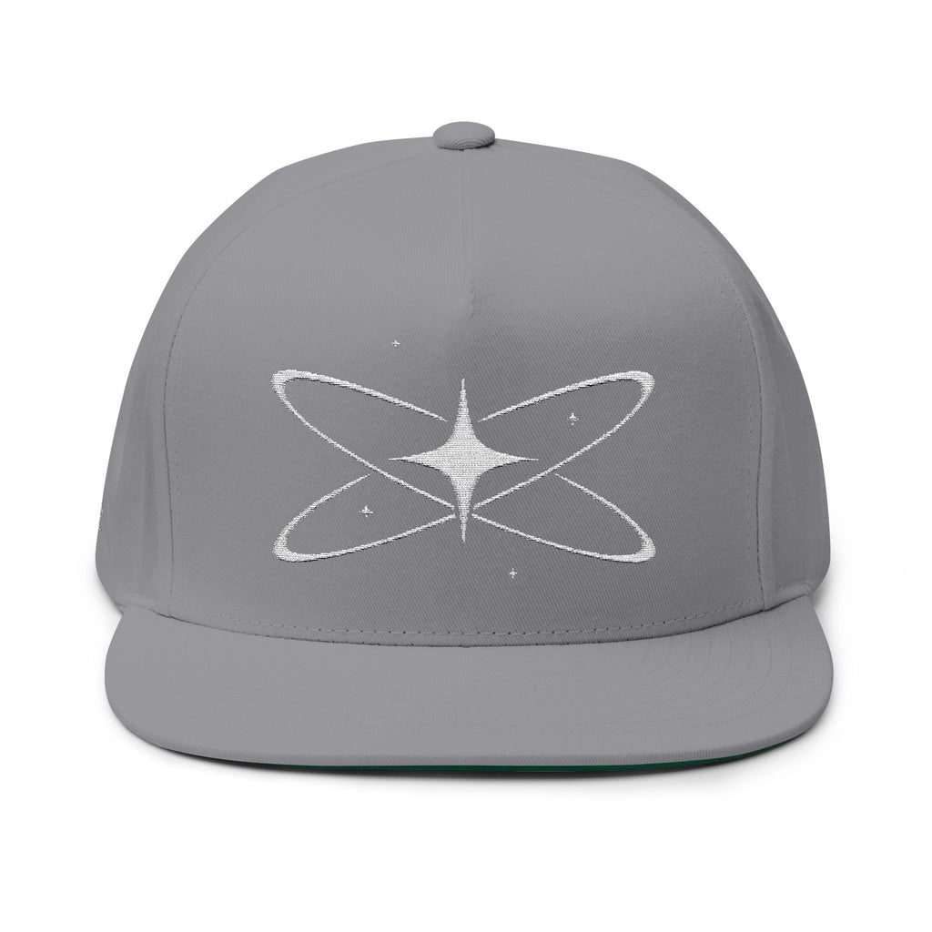 Embroidered Cosmic Star Snapback Hat