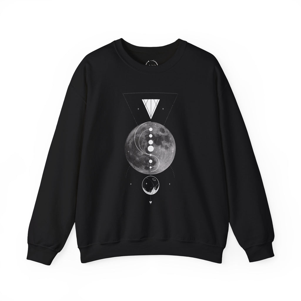 Full Moon Geometry Crewneck Sweatshirt