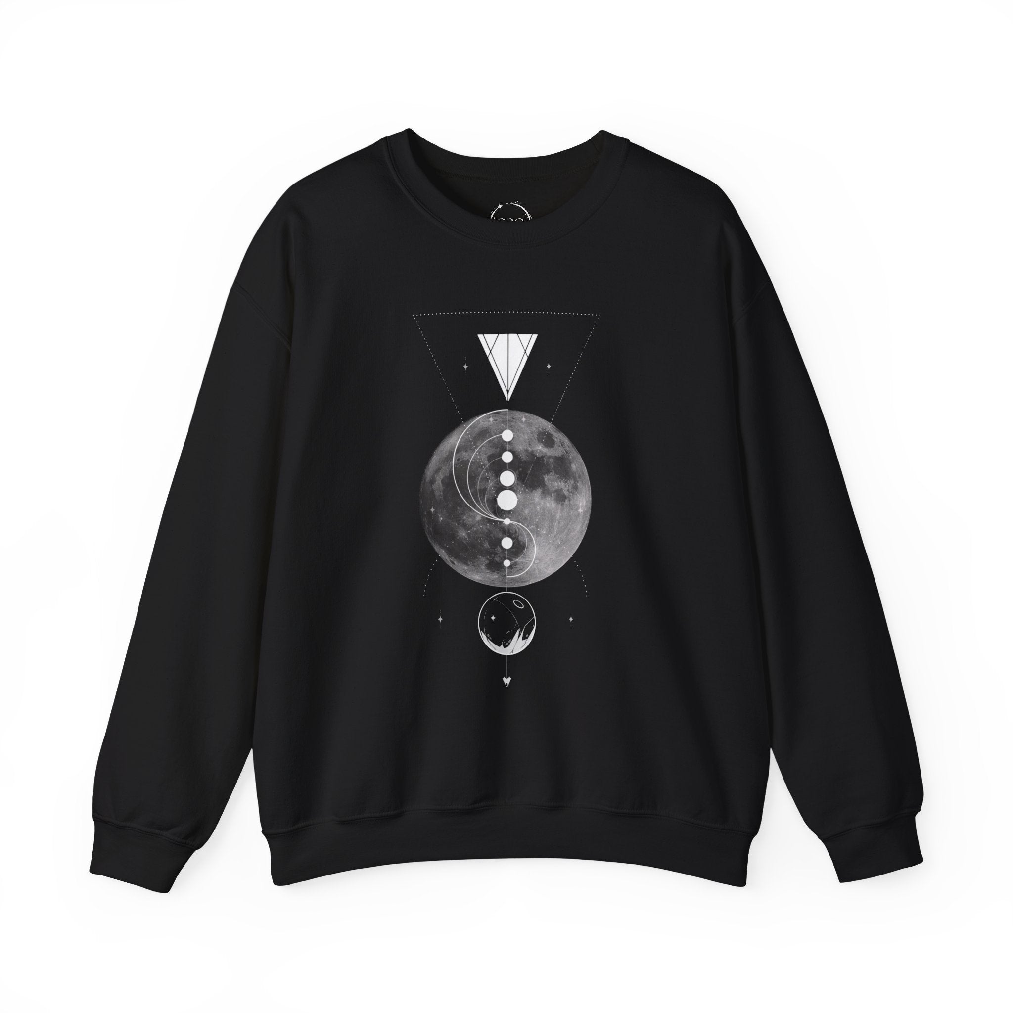 Full Moon Geometry Crewneck Sweatshirt