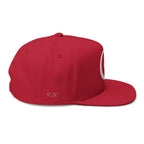 Celestial Crescent Moon Embroidered Snapback Hat