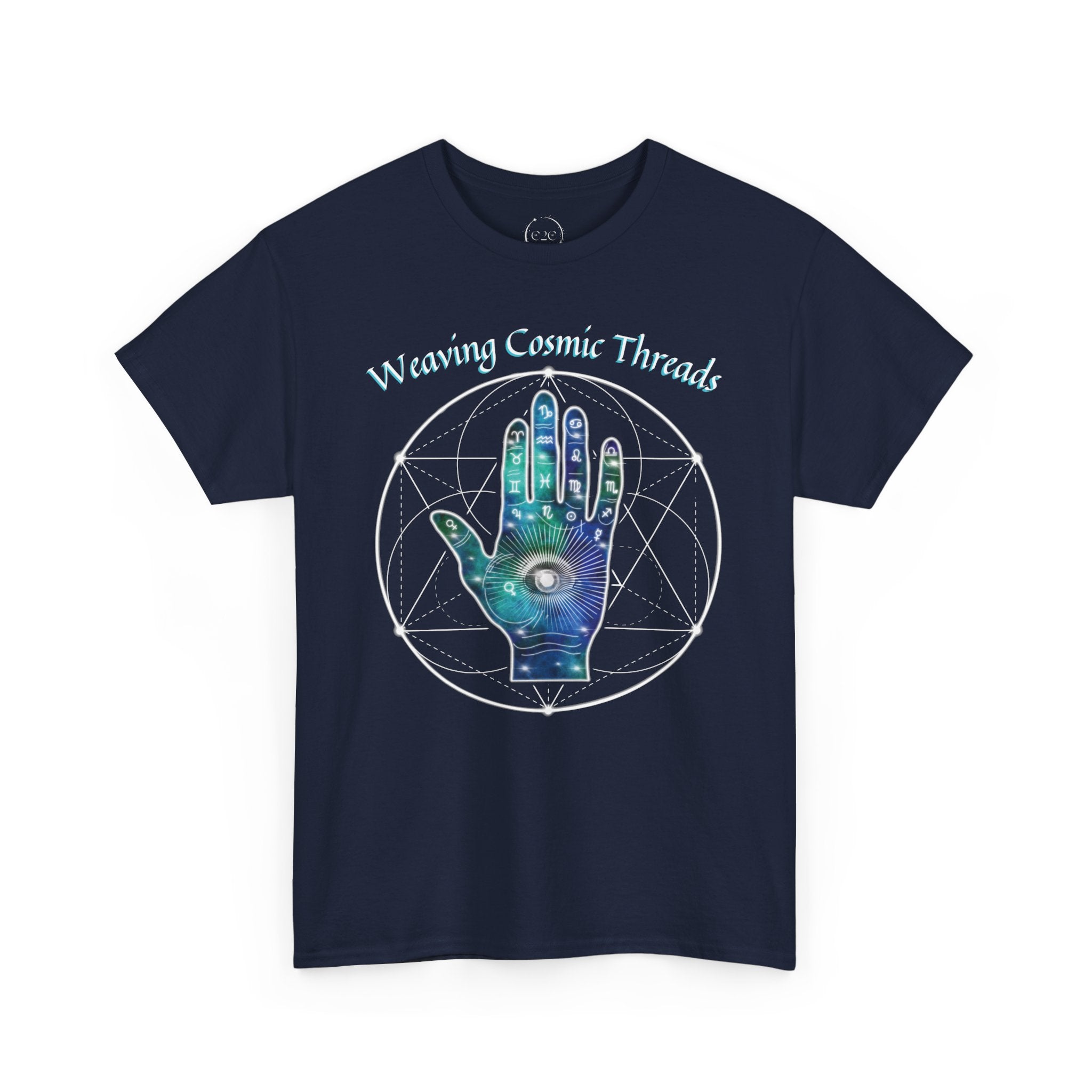 Weaving Cosmic Threads Graphic T-Shirt