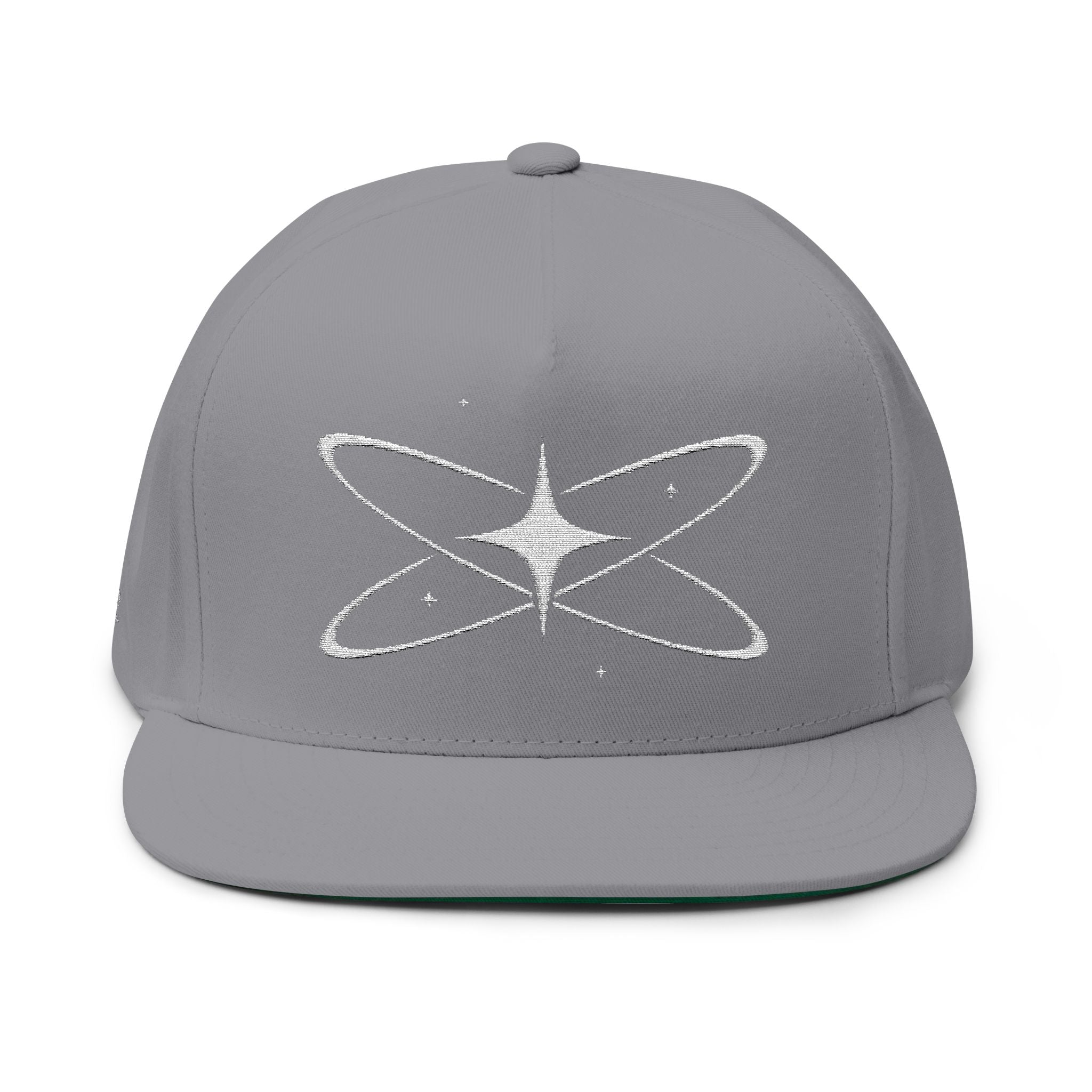 Embroidered Cosmic Star Snapback Hat