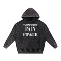 The Alchemist — Black Heavyweight Snow Wash Hoodie