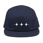 Cosmic Spirit Embroidered 5-Panel Cap — Spirit, Matter & Consciousness