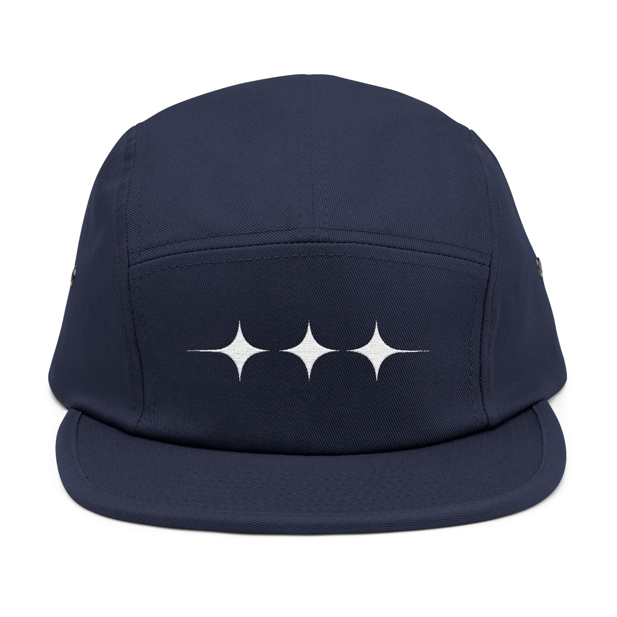 Cosmic Spirit Embroidered 5-Panel Cap — Spirit, Matter & Consciousness