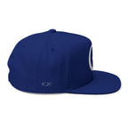 Celestial Crescent Moon Embroidered Snapback Hat