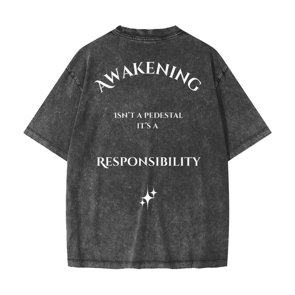 Awakening Isn’t a Pedestal — Heavyweight Washed T-Shirt